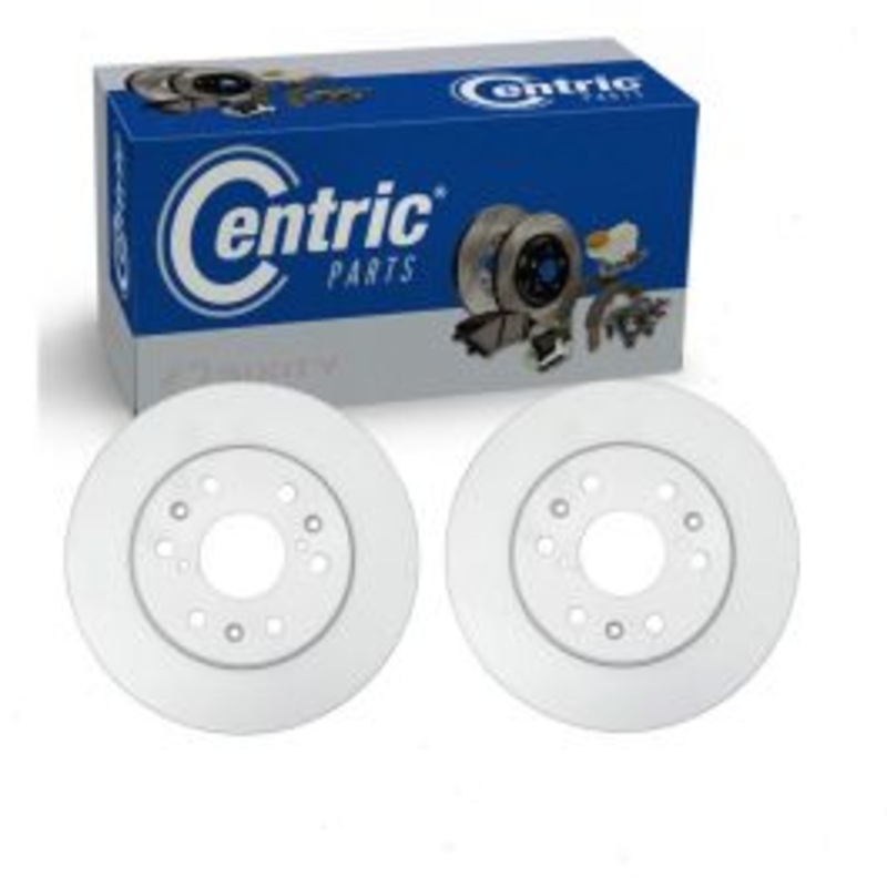 2 pc Centric GCX Front Disc Brake Rotors for 2007-2020 Chevrolet Tahoe