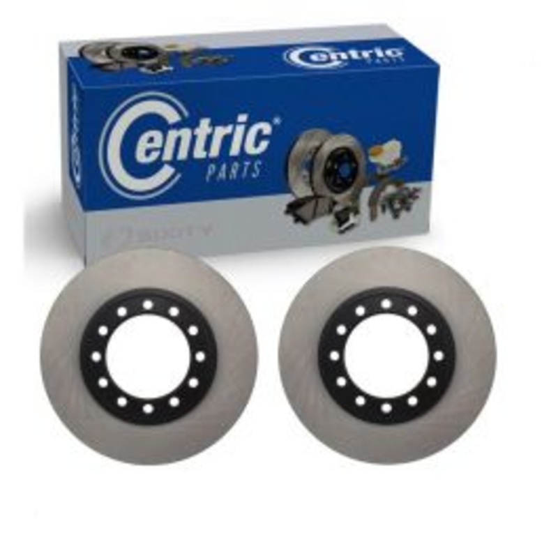 2 pc Centric Premium Front Disc Brake Rotors for 1997-2009 Chevrolet W3500 Tiltmaster