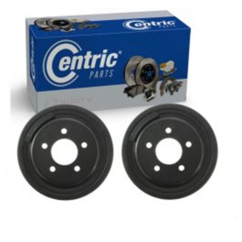 2 pc Centric Premium Rear Brake Drums for 1998-2001 Mazda B2500