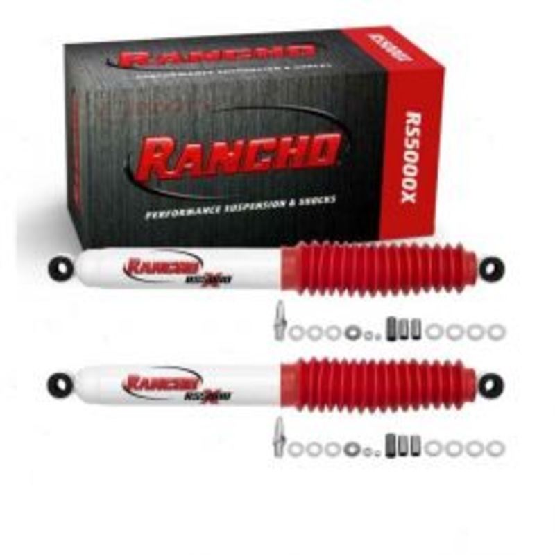 2 pc Rancho RS5000X Rear Shock Absorbers for 1979-1986 GMC K1500