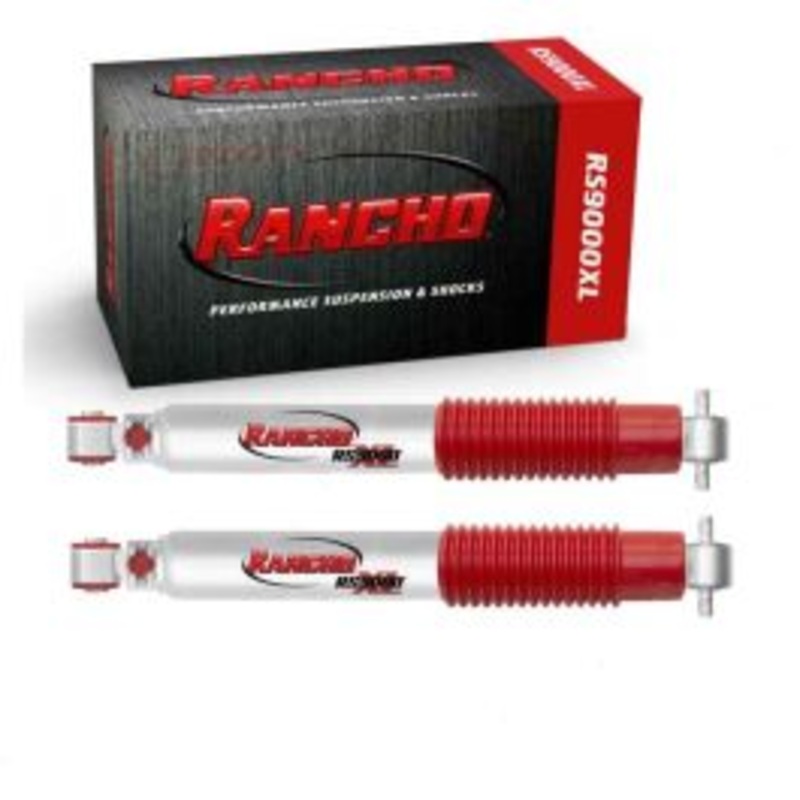 2 pc Rancho RS9000XL Rear Shock Absorbers for 1992-1998 GMC K2500 Suburban