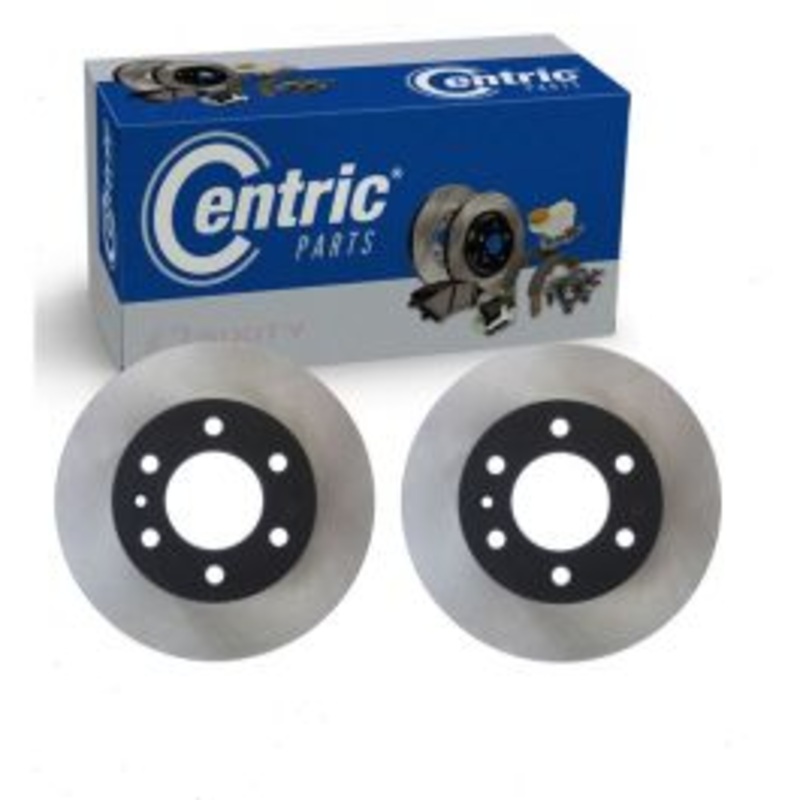 2 pc Centric Premium Front Disc Brake Rotors for 2010-2023 Mercedes-Benz Sprinter 2500