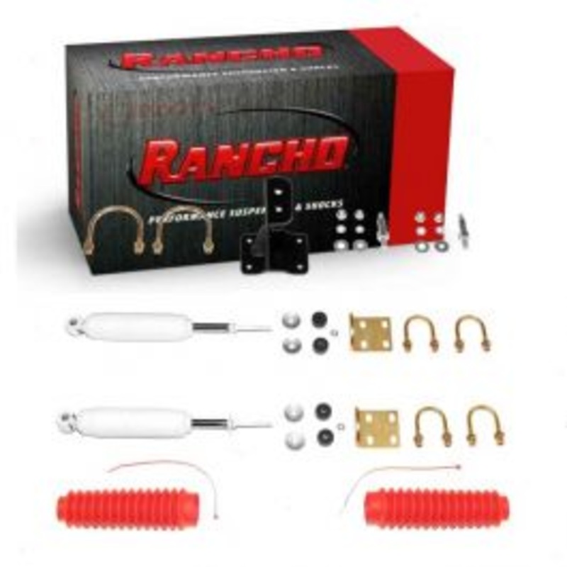 Rancho Front Steering Damper Kit for 2005-2020 Ford F-350 Super Duty