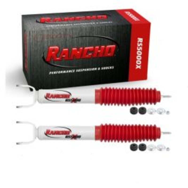 2 pc Rancho RS5000X Front Shock Absorbers for 2000-2006 GMC Yukon 4.8L 5.3L V8