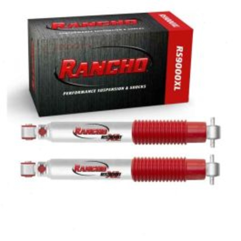 2 pc Rancho RS9000XL Rear Shock Absorbers for 1988-2000 Chevrolet K2500