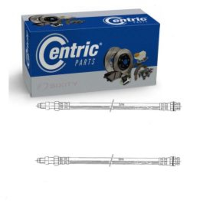 2 pc Centric Premium Front Brake Hydraulic Hoses for 1964 Chevrolet Chevelle