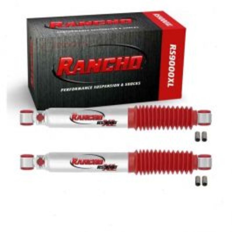 2 pc Rancho RS9000XL Front Shock Absorbers for 1963-1965 Jeep J-320
