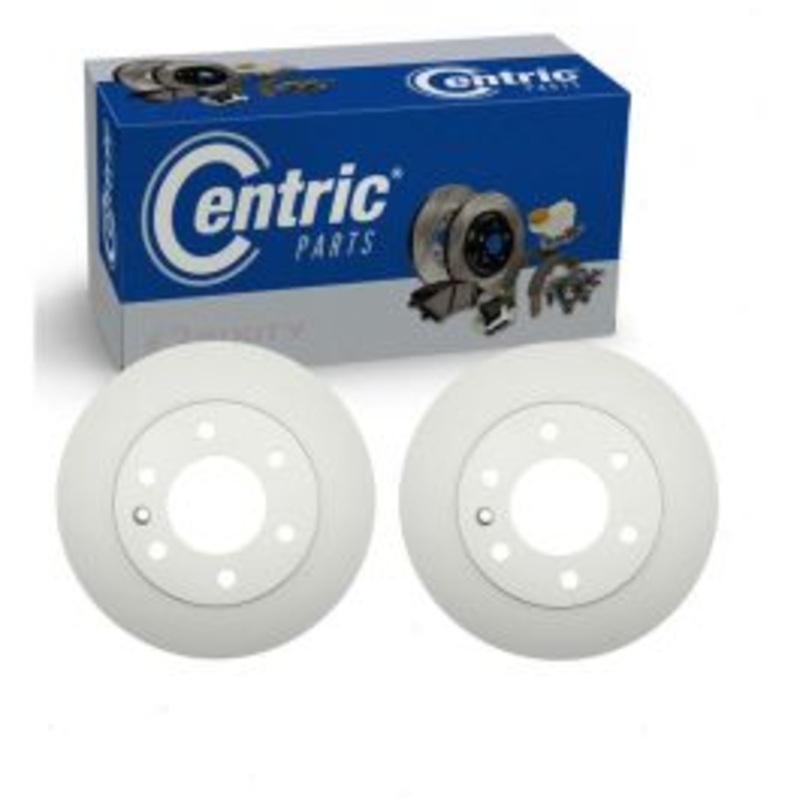 2 pc Centric GCX Front Disc Brake Rotors for 2010-2023 Mercedes-Benz Sprinter 3500