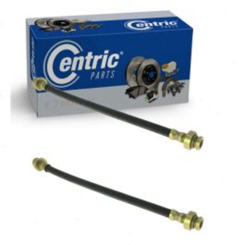 2 pc Centric Premium Front Brake Hydraulic Hoses for 1975-1978 Nissan 280Z