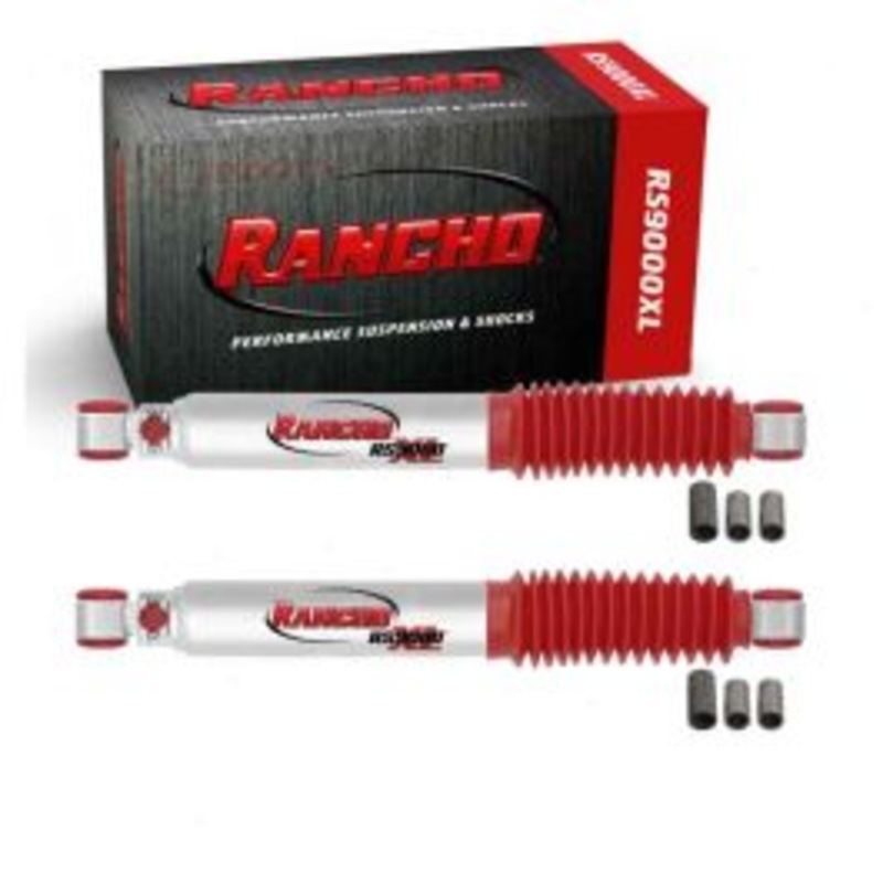 2 pc Rancho RS9000XL Rear Shock Absorbers for 1948-1955 Jeep Willys