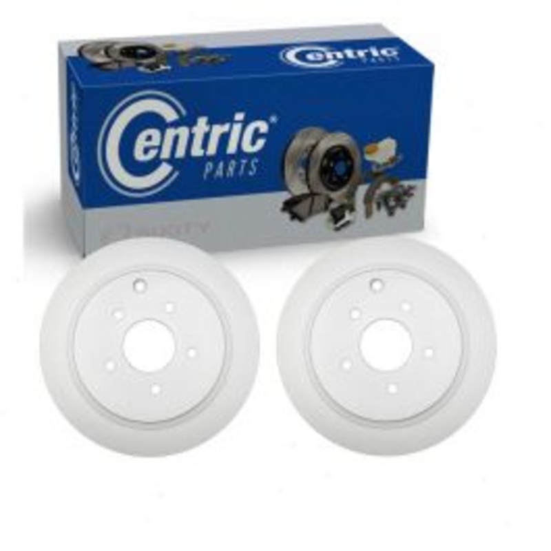 2 pc Centric GCX Rear Disc Brake Rotors for 2004-2017 Nissan Quest