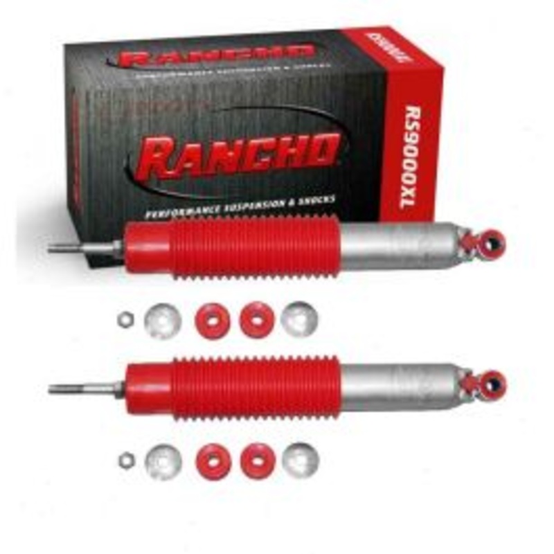 2 pc Rancho RS9000XL Front Shock Absorbers for 2001-2006 GMC Sierra 1500 HD