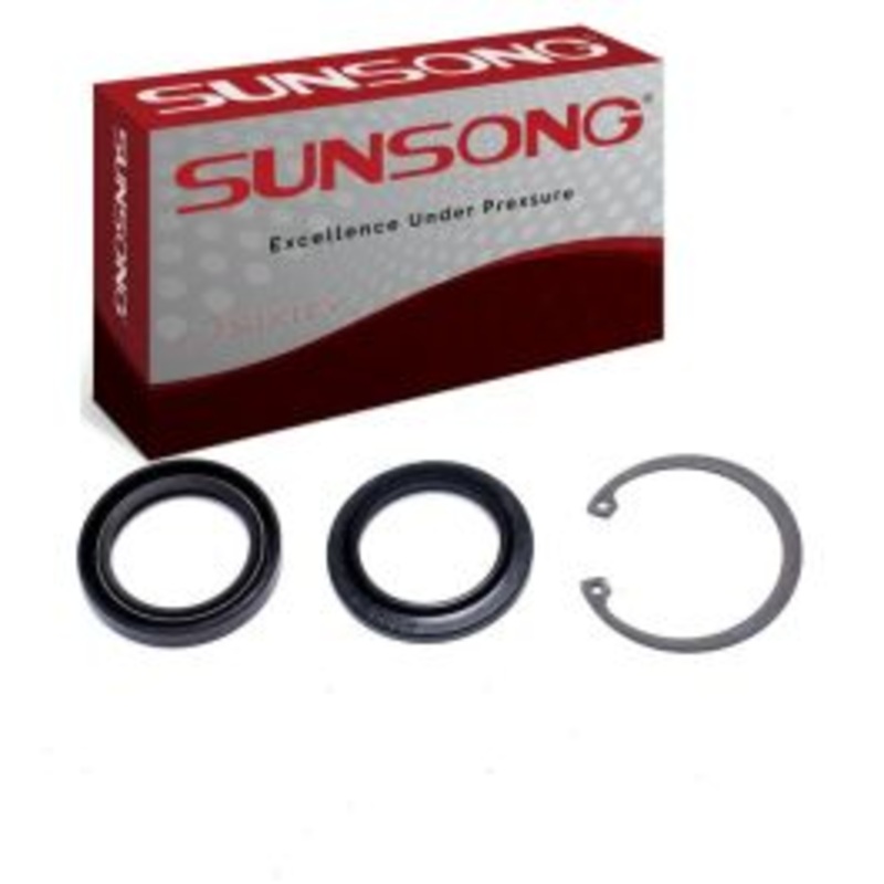 Sunsong Lower Steering Gear Pitman Shaft Seal Kit for 1982-1991 Ford E-250 Econoline Club Wagon