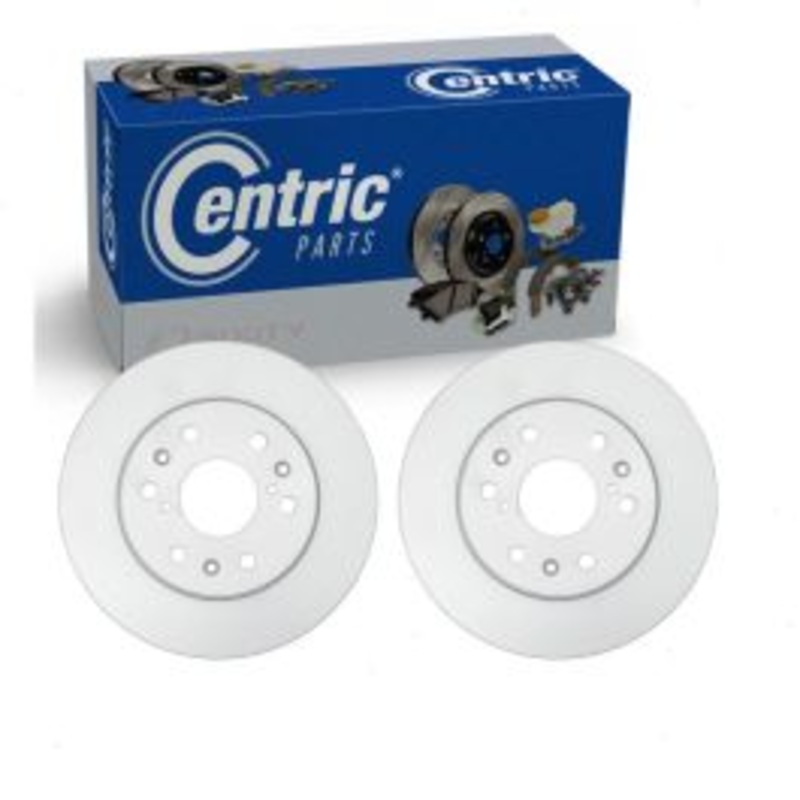 2 pc Centric GCX Front Disc Brake Rotors for 2007-2020 Cadillac Escalade ESV
