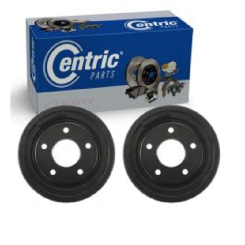 2 pc Centric Premium Rear Brake Drums for 1978-1987 GMC Caballero