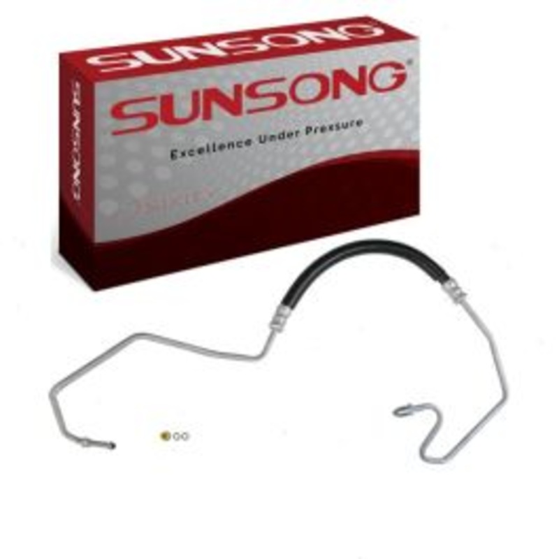 Sunsong Hydroboost To Gear Power Steering Pressure Line Hose for 1996-2000 GMC C3500