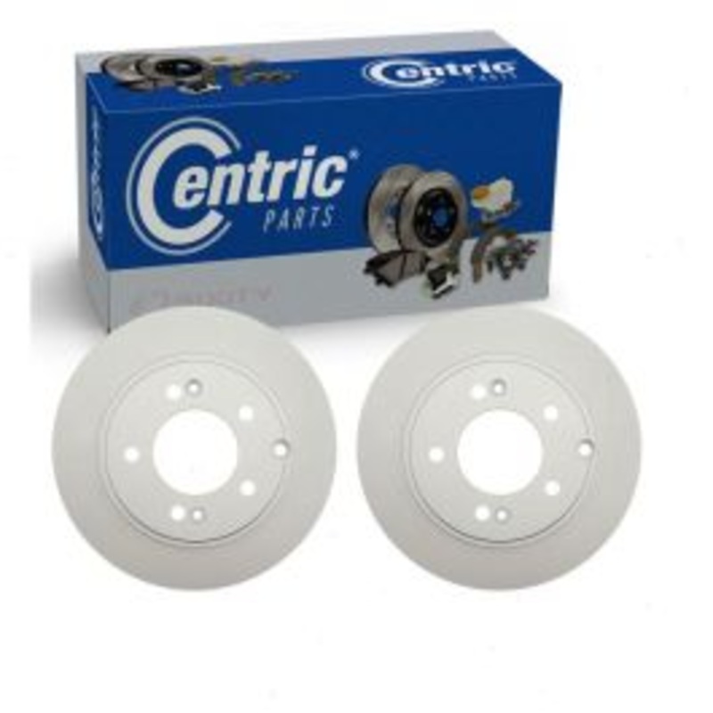 2 pc Centric GCX Rear Disc Brake Rotors for 2016-2017 Hyundai Tucson