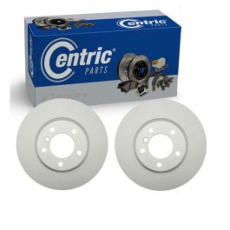2 pc Centric GCX Front Disc Brake Rotors for 2004-2007 BMW 525i