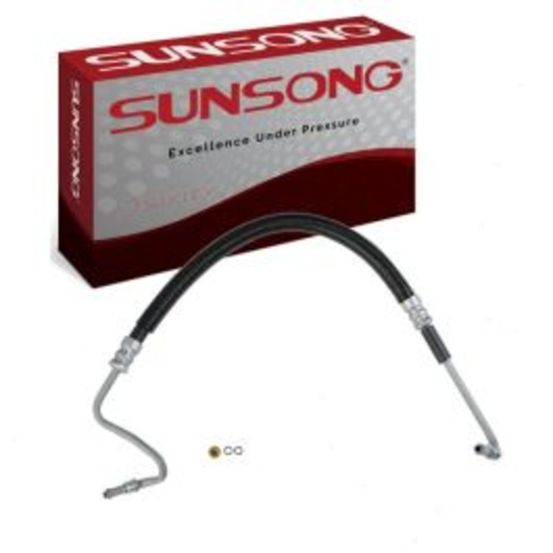 Sunsong Pump To Hydroboost Power Steering Pressure Line Hose for 2007-2010 GMC Sierra 3500 HD