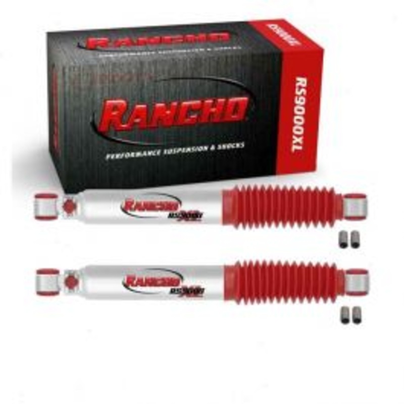 2 pc Rancho RS9000XL Rear Shock Absorbers for 1974-1986 Jeep J10