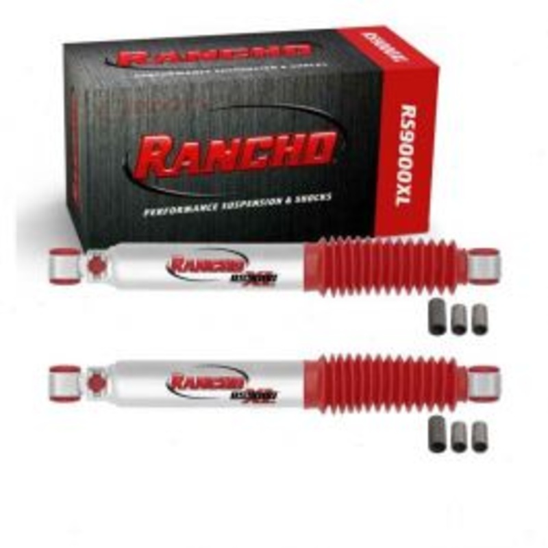 2 pc Rancho RS9000XL Front Shock Absorbers for 1965-1971 Jeep J-3800