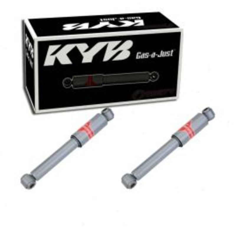2 pc KYB Gas-a-Just Rear Shock Absorbers for 1975-1987 Toyota Land Cruiser 2.4L 3.4L 4.2L L4 L6
