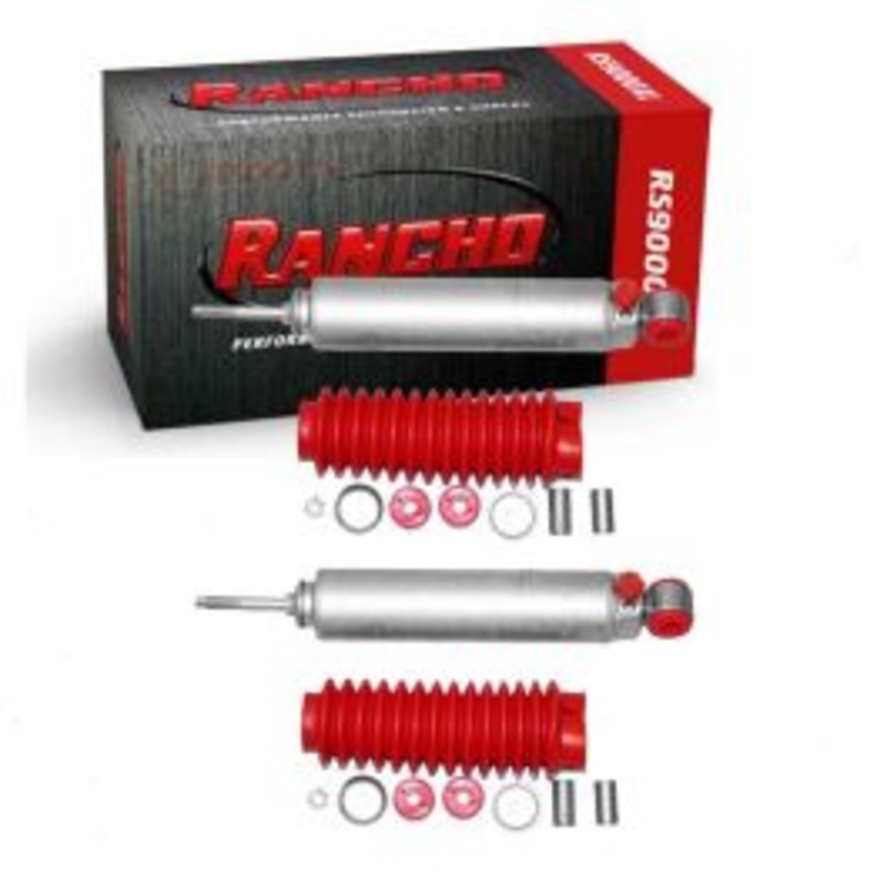 2 pc Rancho RS9000XL Rear Shock Absorbers for 1990 Daihatsu Rocky