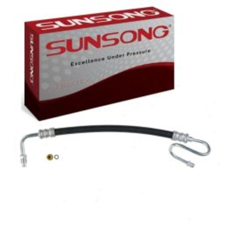 Sunsong Power Steering Pressure Line Hose for 1980-1989 Ford F-250