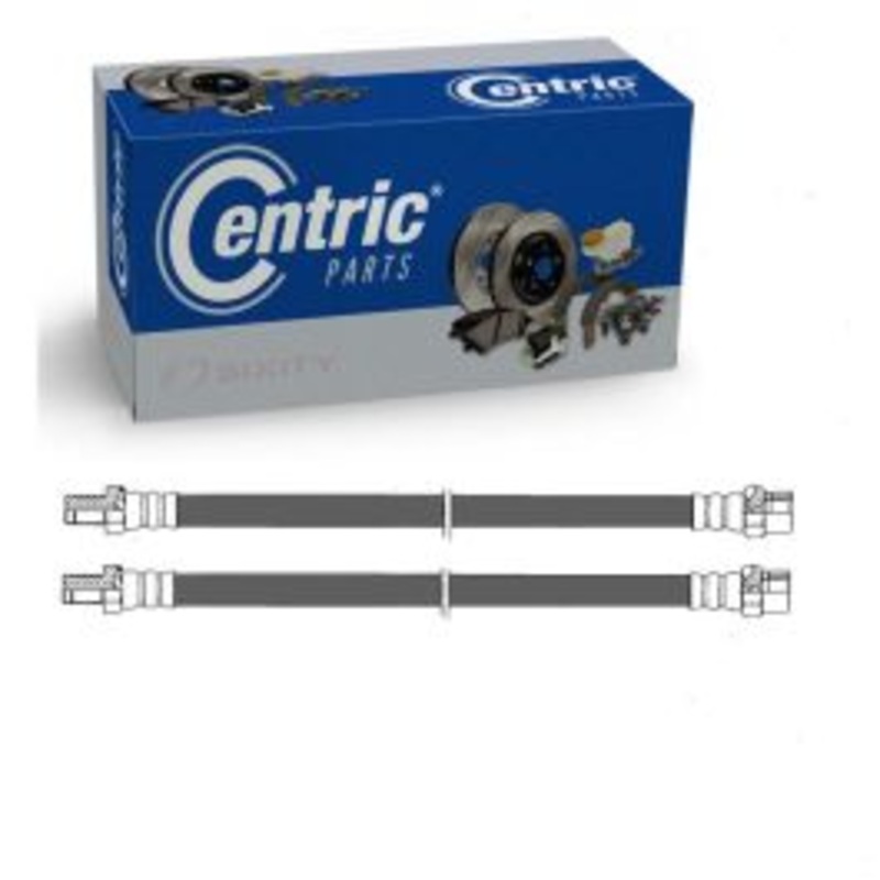 2 pc Centric Premium Rear Brake Hydraulic Hoses for 2003-2006 Mercedes-Benz CLK500