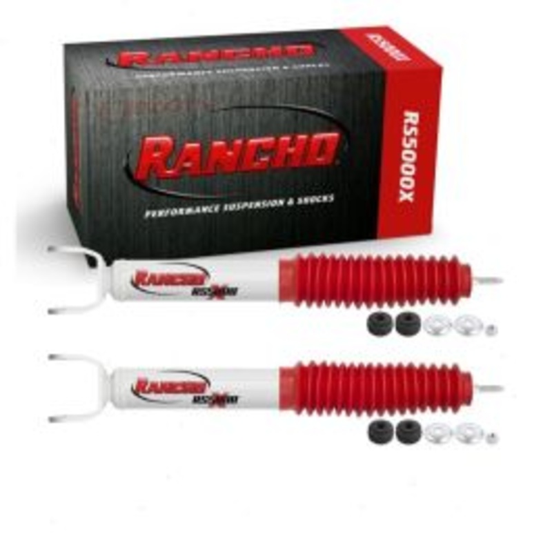 2 pc Rancho RS5000X Front Shock Absorbers for 1999-2006 GMC Sierra 1500