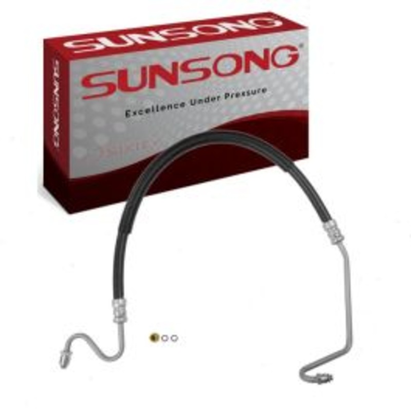 Sunsong Hydroboost To Gear Power Steering Pressure Line Hose for 1987-1991 GMC V2500 Suburban