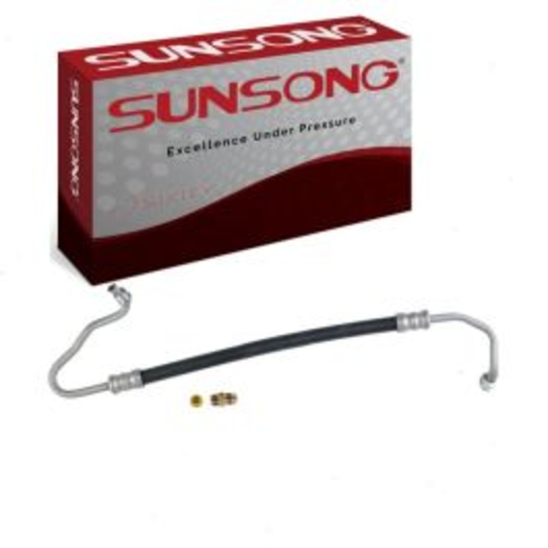 Sunsong Power Steering Pressure Line Hose for 1968-1972 GMC C35 C3500 Pickup