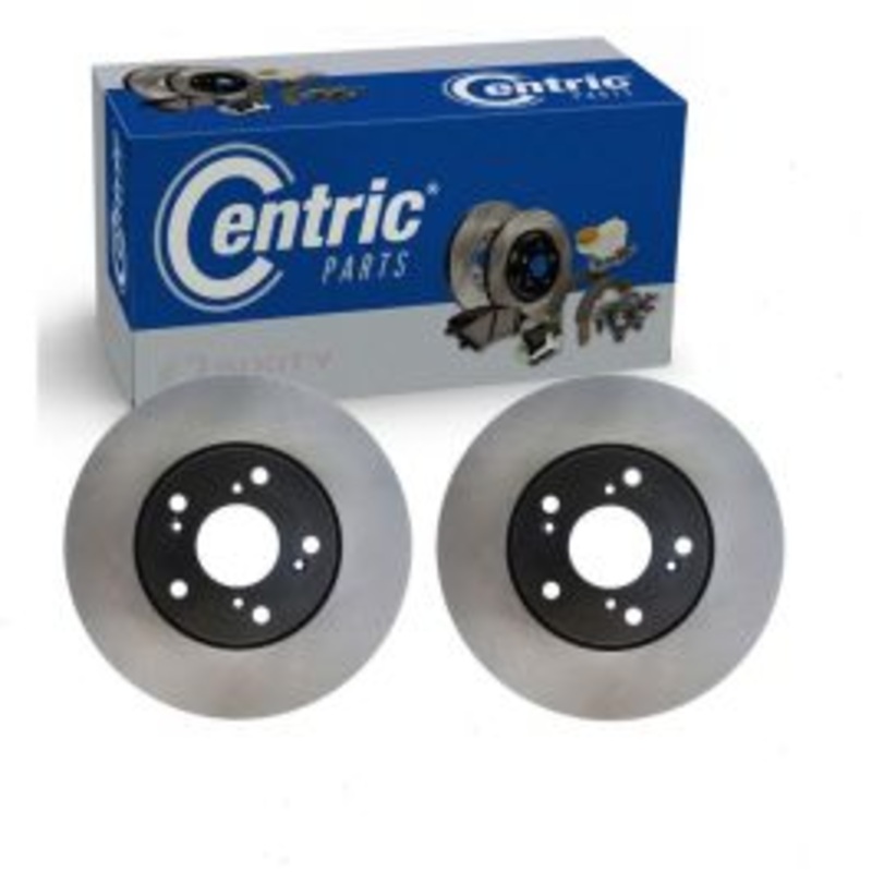 2 pc Centric Premium Front Disc Brake Rotors for 2019-2022 Honda Insight