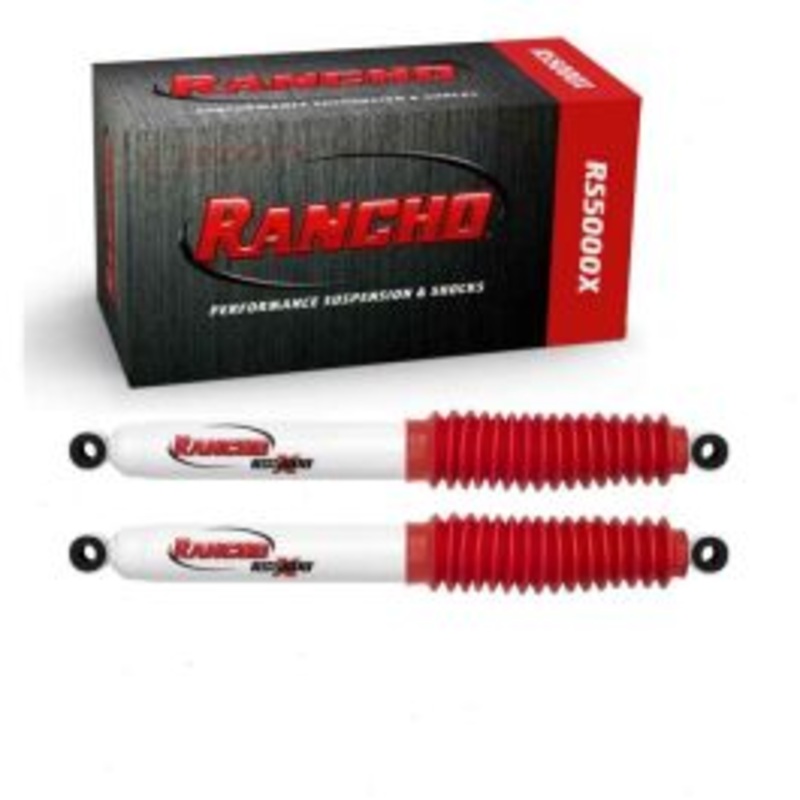 2 pc Rancho RS5000X Rear Shock Absorbers for 1979-1990 GMC G2500
