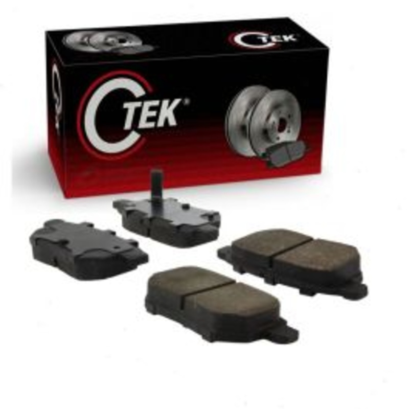 Centric CTEK Rear Disc Brake Pad Set for 2009-2014 Toyota Matrix 1.8L 2.4L L4