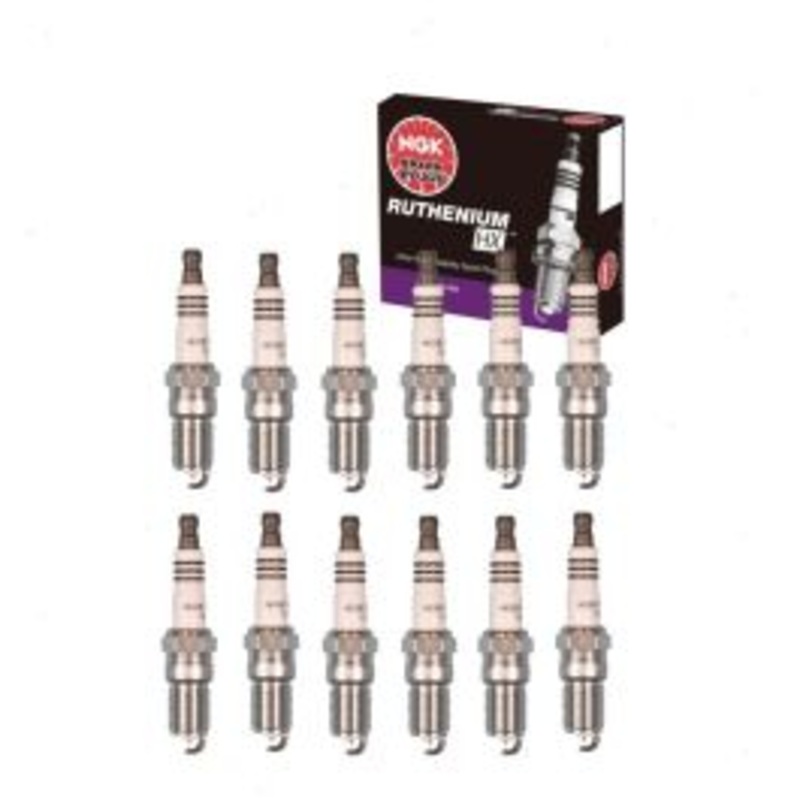 12 pc NGK Ruthenium HX Spark Plugs for 2002-2004 Aston Martin DB7 6.0L V12