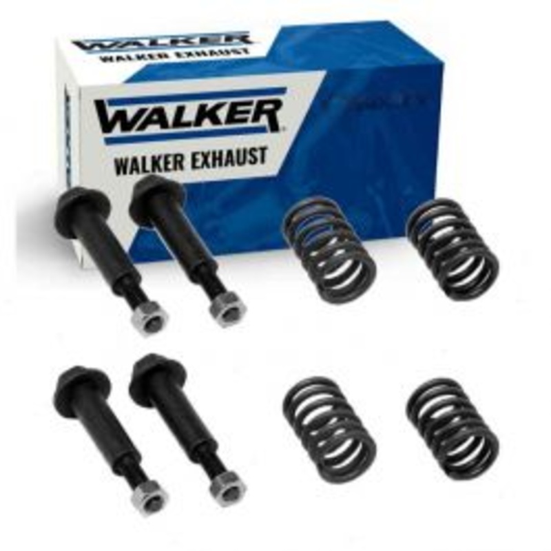 2 pc Walker Front Pipe Rear To Converter Exhaust Bolt & Springs for 1996-1997 Honda Accord 2.2L L4