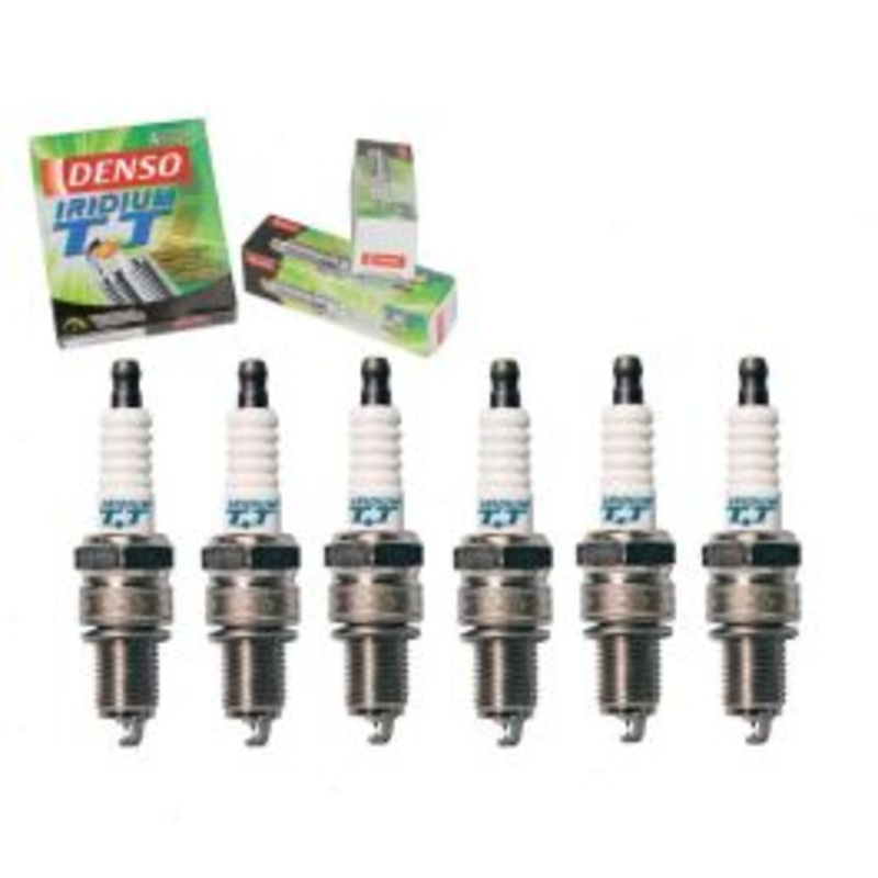 6 pc DENSO Iridium TT Spark Plugs for 1967-1970 American Motors Rebel 3.3L 3.8L L6