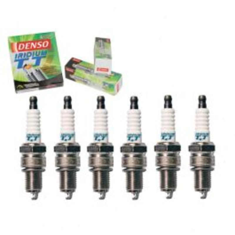 6 pc DENSO Iridium TT Spark Plugs for 1968 Pontiac Safari 4.1L L6