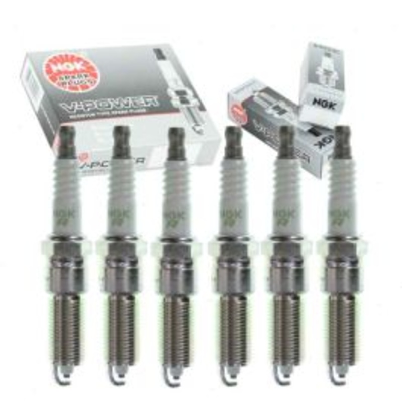 6 pc NGK V-Power 5306 LZTR4A-11 Spark Plugs