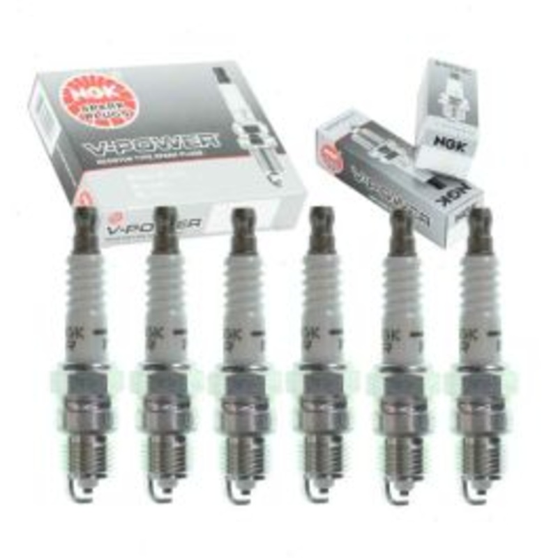 6 pc NGK V-Power Spark Plugs for 1992-1995 GMC Jimmy 4.3L V6
