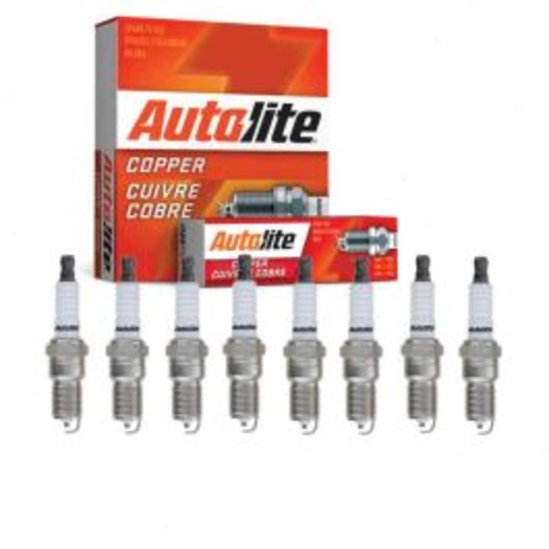 8 pc Autolite Copper Core Spark Plug for 2001-2002 GMC Savana 3500
