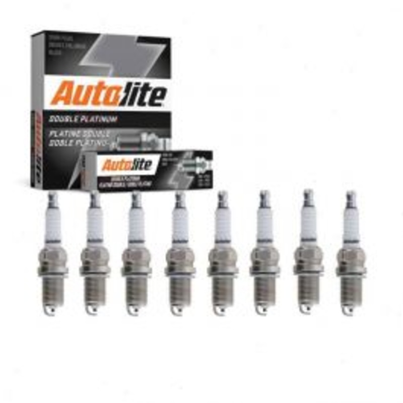 8 pc Autolite Double Platinum Spark Plug for 1992-1993 Dodge D150 5.2L 5.9L