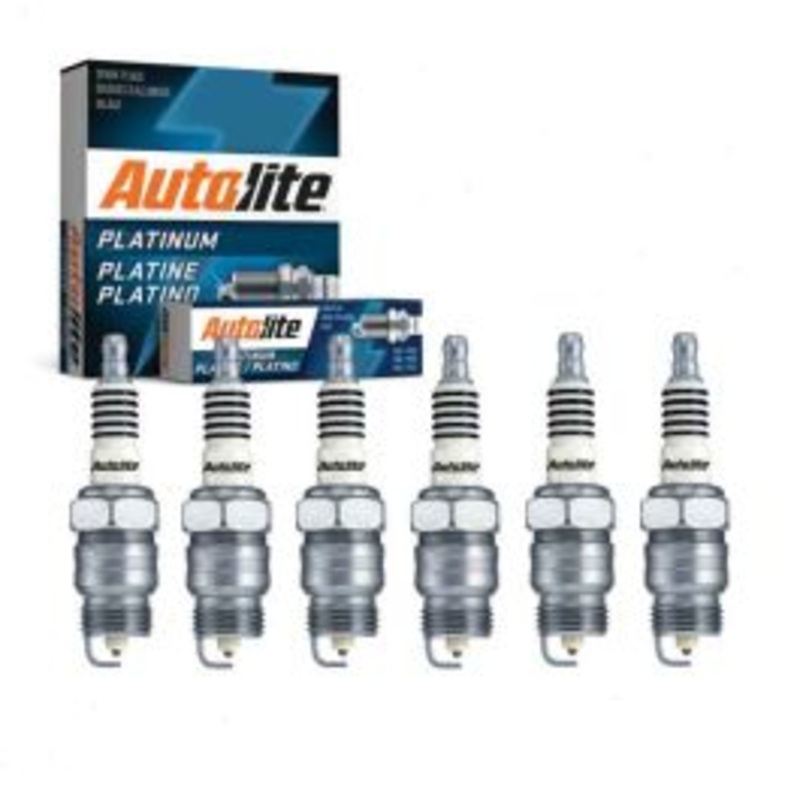 6 pc Autolite Platinum Spark Plug for 1965-1986 Ford F-350 3.9L 4.9L L6