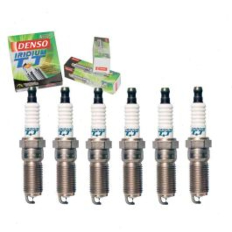 6 pc DENSO Iridium TT Spark Plugs for 2013-2016 Ford Police Interceptor Utility 3.5L 3.7L V6