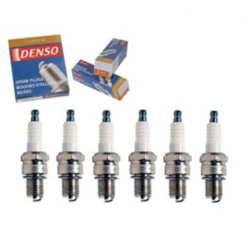 6 pc DENSO Standard U-Groove Spark Plugs for 1964-1967 Chevrolet P20 Series 4.8L L6