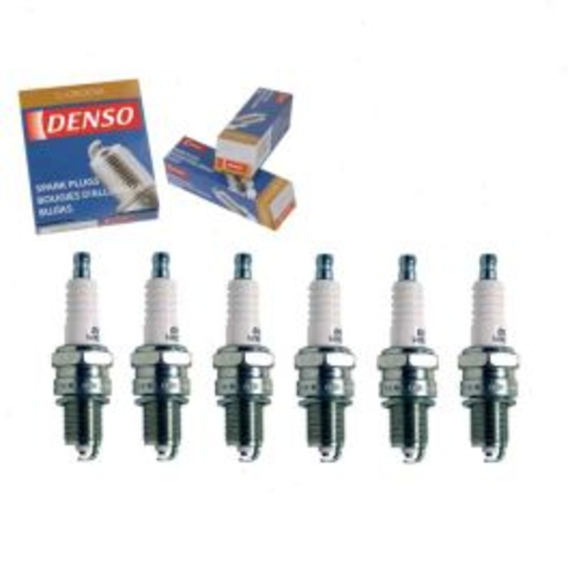 6 pc DENSO Standard U-Groove Spark Plugs for 1967-1969 GMC C25 C2500 Pickup 4.1L L6