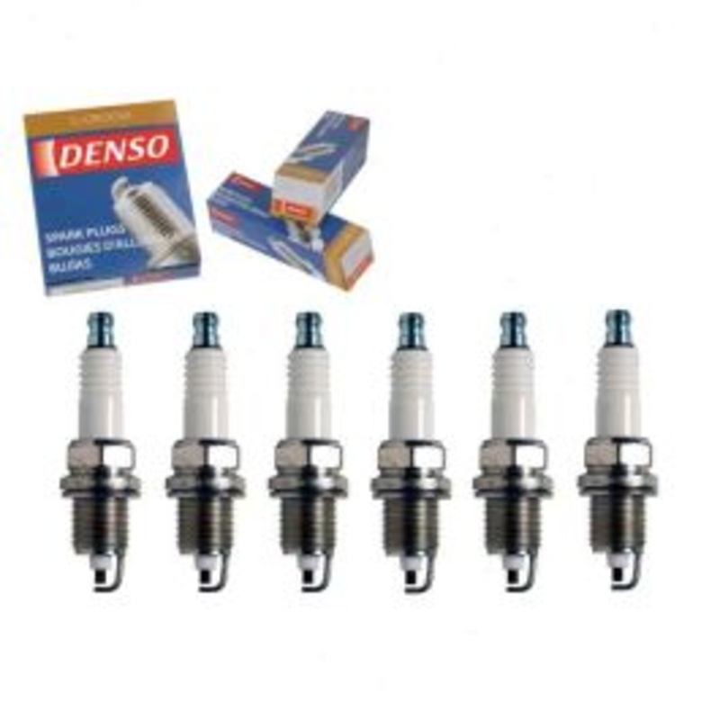 6 pc DENSO Standard U-Groove Spark Plugs for 2007-2010 Dodge Nitro 3.7L 4.0L V6
