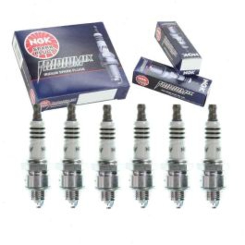 6 pc NGK Iridium IX Spark Plugs for 1966 Jeep CJ3 3.7L V6