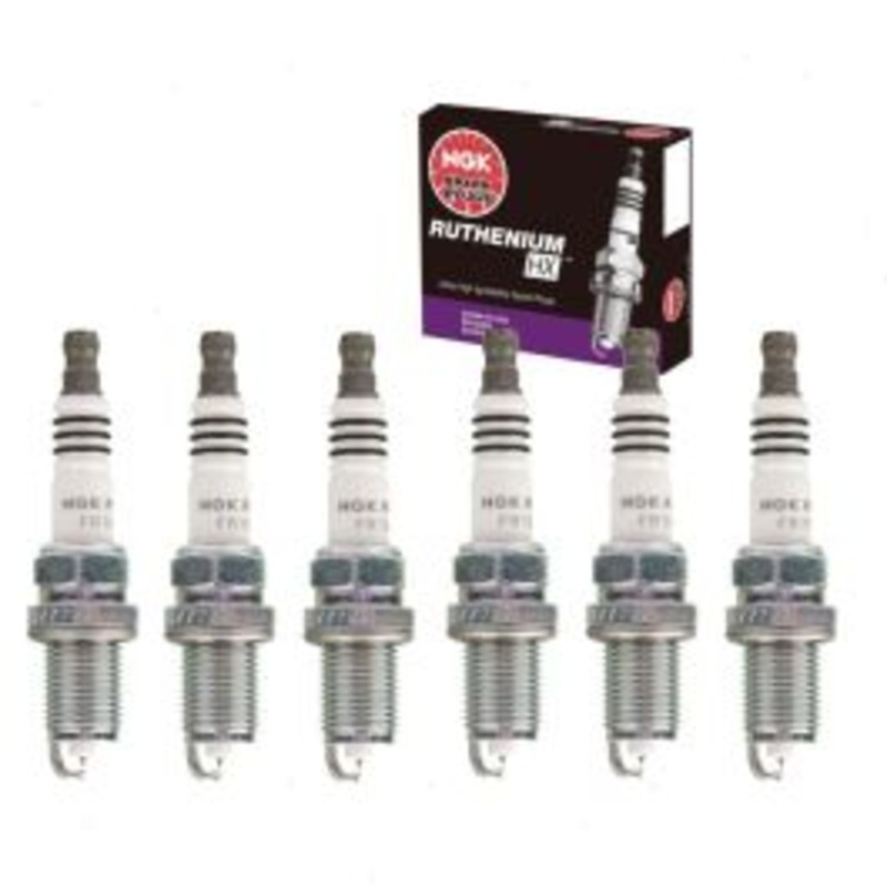 6 pc NGK Ruthenium HX Spark Plugs for 2001-2006 Kia Magentis 2.5L 2.7L V6